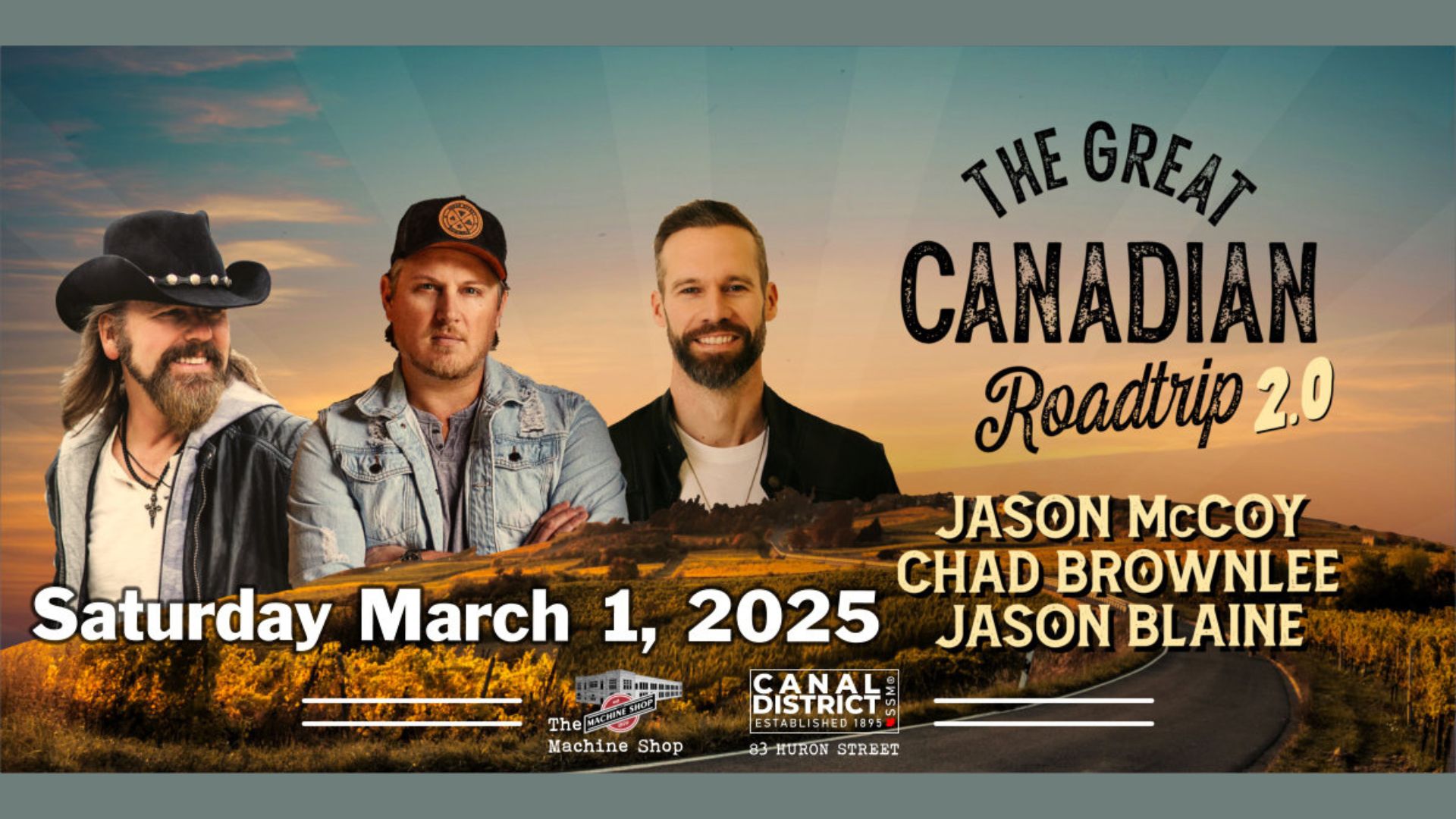 Poster for great Canadian Roadtrip