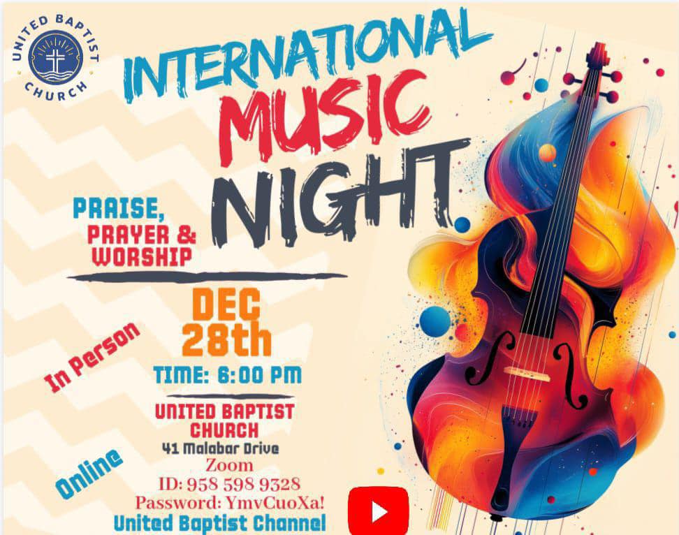 Poster for International Music Night