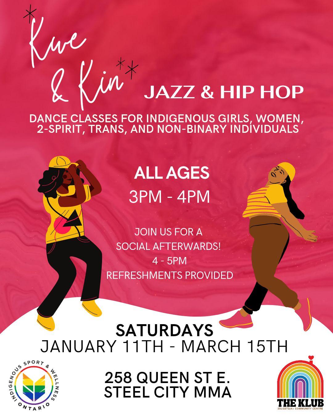 Poster for Jazz & Hip Hop w/ Kwe & Kin