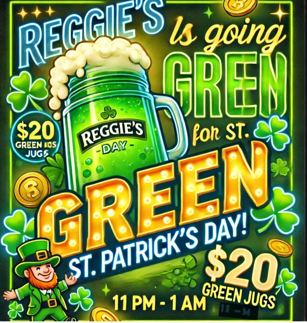 Poster for Reggies is going Green